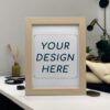 8inch-6x8 vertical wood2 frame I Art & Personalized - Image 2