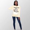 Long sleeve beige T-shirt | Pets Lover sticker Personalized - Image 4