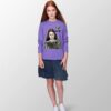 Long sleeve purple T-shirt | Pets Lover sticker Personalized - Image 4